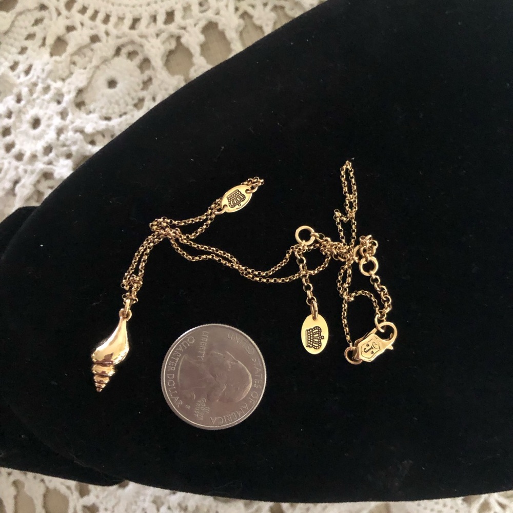 Vintage Juicy Couture HTF Deadstock Shell Adorned With Crystals Inside Shell Nec - Picture 6 of 7